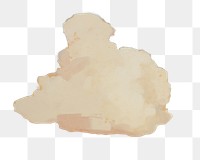 PNG  White clouds on blue sky painting backgrounds abstract. AI generated Image by rawpixel.