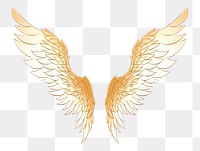 PNG Wing angel white background creativity. AI generated Image by rawpixel.