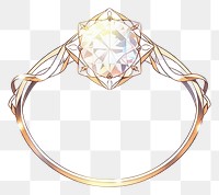 PNG Diamond ring gemstone jewelry gold. 