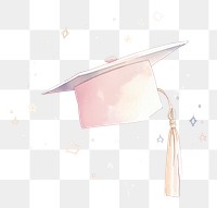 PNG Graduation hat drawing sketch art. AI generated Image by rawpixel.