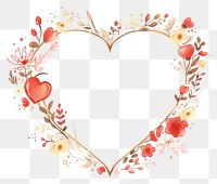 PNG Heart pattern white background creativity. AI generated Image by rawpixel.