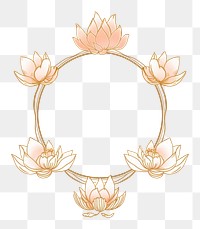 PNG Lotus pattern art chandelier. AI generated Image by rawpixel.