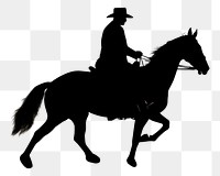 PNG Horseriding silhouette mammal animal. AI generated Image by rawpixel.