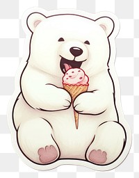PNG Representation relaxation samoyed dessert. AI generated Image by rawpixel.