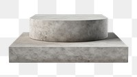 PNG A podium concrete white background architecture. AI generated Image by rawpixel.