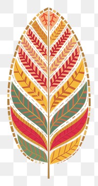 PNG Leaf pattern plant art. AI generated Image by rawpixel.