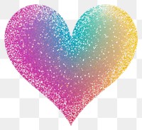 PNG Heart icon glitter shape white background. AI generated Image by rawpixel.