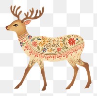 PNG Deer art animal mammal. AI generated Image by rawpixel.