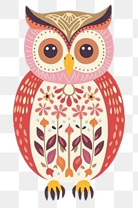 PNG Owl art pattern nature. AI generated Image by rawpixel.