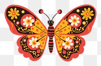 PNG Monarch butterfly pattern insect animal. AI generated Image by rawpixel.