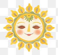 PNG Sun art pattern craft. AI generated Image by rawpixel.
