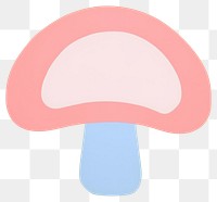 PNG  Abstract Mushroom mushroom toadstool painting. AI generated Image by rawpixel.