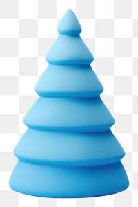 PNG Christmas tree in blue celebration simplicity decoration. AI generated Image by rawpixel.