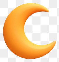 PNG Crescent moon produce circle yellow. AI generated Image by rawpixel.