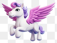 PNG Flying unicorn animal mammal representation. AI generated Image by rawpixel.