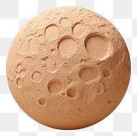 PNG Full moon clay simplicity cantaloupe cosmetics. AI generated Image by rawpixel.