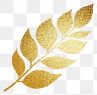 PNG Leaf pattern plant gold. AI generated Image by rawpixel.