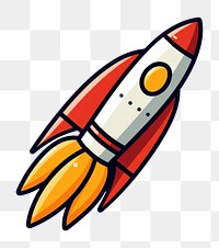 PNG Rocket ship missile spacecraft spaceplane. AI generated Image by rawpixel.