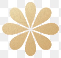 PNG Simple flower icon shape white background simplicity. AI generated Image by rawpixel.