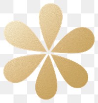 PNG Simple flower icon pattern shape  