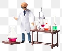 PNG Scientist adult white background biochemistry. AI generated Image by rawpixel.