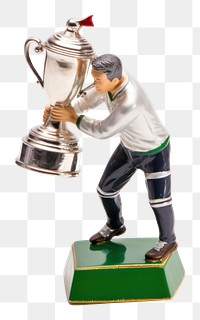 PNG Sport player with a trophie cup miniature trophy sports. AI generated Image by rawpixel.