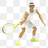 PNG Tennis player sports racket adult. AI generated Image by rawpixel.
