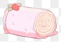 PNG Roll cake food freshness dessert. AI generated Image by rawpixel.