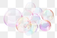 PNG Minimal soap bubbles lightweight transparent translucent