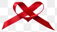 PNG  Red heart ribbon symbol accessories accessory