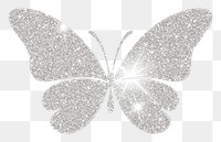 PNG Butterfly icon white white background accessories. AI generated Image by rawpixel.