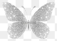 PNG Butterfly icon white white background celebration. AI generated Image by rawpixel.