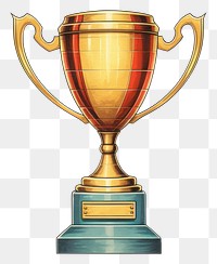 PNG Trophy trophy white background achievement. 