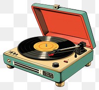 PNG Record Player record white background electronics. AI generated Image by rawpixel.
