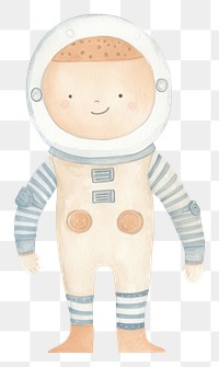 PNG Astronaut boy character baby toy portrait. 