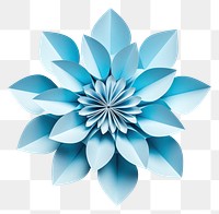 PNG Baby blue flower origami paper plant. AI generated Image by rawpixel.