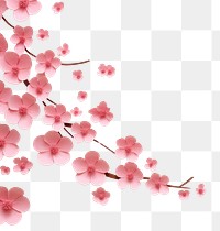 PNG Cherry blossom flower backgrounds petal. AI generated Image by rawpixel.