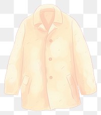 PNG  Coat cartoon jacket outerwear. AI generated Image by rawpixel.
