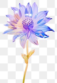 PNG Sunflower dahlia petal plant. AI generated Image by rawpixel.
