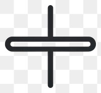 PNG Cross cross sign symbol. AI generated Image by rawpixel.