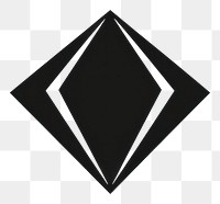 PNG Diamond logo shape geometric shape. AI generated Image by rawpixel.