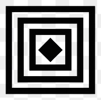 PNG Square shape black white. AI generated Image by rawpixel.