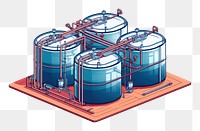 PNG Oil storage tanks architecture container . 