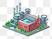 PNG Old factory architecture technology pollution. AI generated Image by rawpixel.