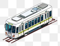 PNG Tram vehicle train line. AI generated Image by rawpixel.