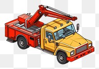 PNG Tow truck vehicle car transportation. AI generated Image by rawpixel.