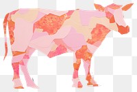 PNG  Cow livestock mammal animal. AI generated Image by rawpixel.