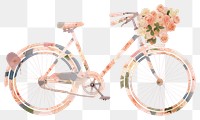 PNG Bicycle vehicle flower wheel. 