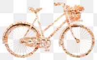 PNG  Bicycle vehicle wheel transportation. AI generated Image by rawpixel.