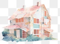 PNG  House architecture building cottage. AI generated Image by rawpixel.